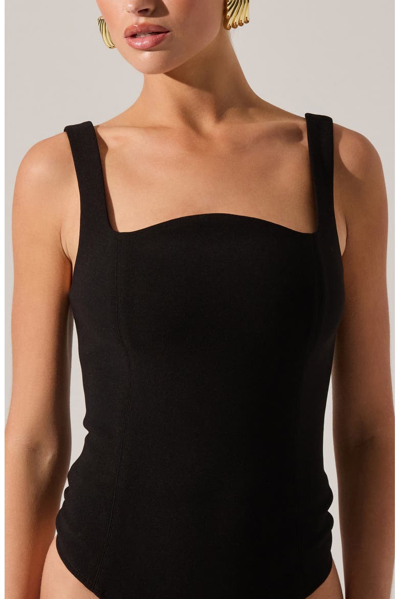 Kendal Bodysuit, Alternate, color, BLACK