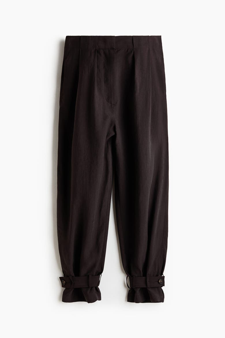 Balloon Trousers, Alternate, color, Dark brown