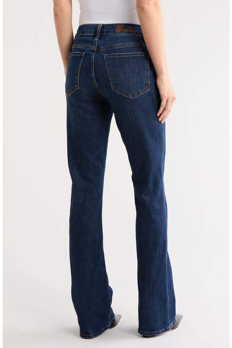 Nicole High Waist Bootcut Jeans, Alternate, color, BANEBERRY W/