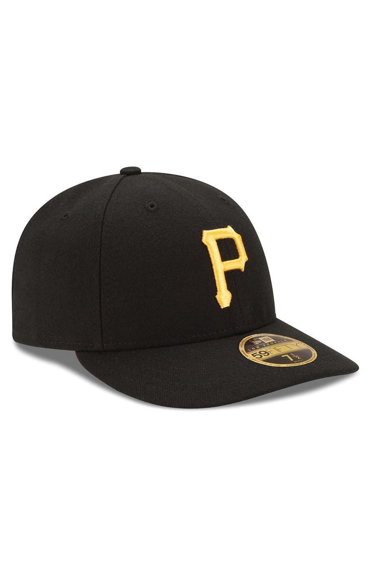 Men's New Era Black Pittsburgh Pirates Authentic Collection On Field Low Profile Game 59FIFTY Fitted Hat, Alternate, color, BLACK