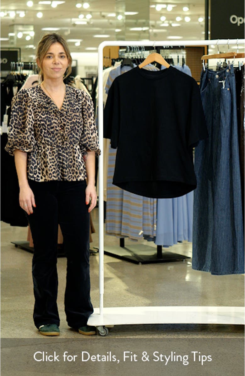 Esme Amelie Crochet Heart Back T-Shirt, sales video thumbnail