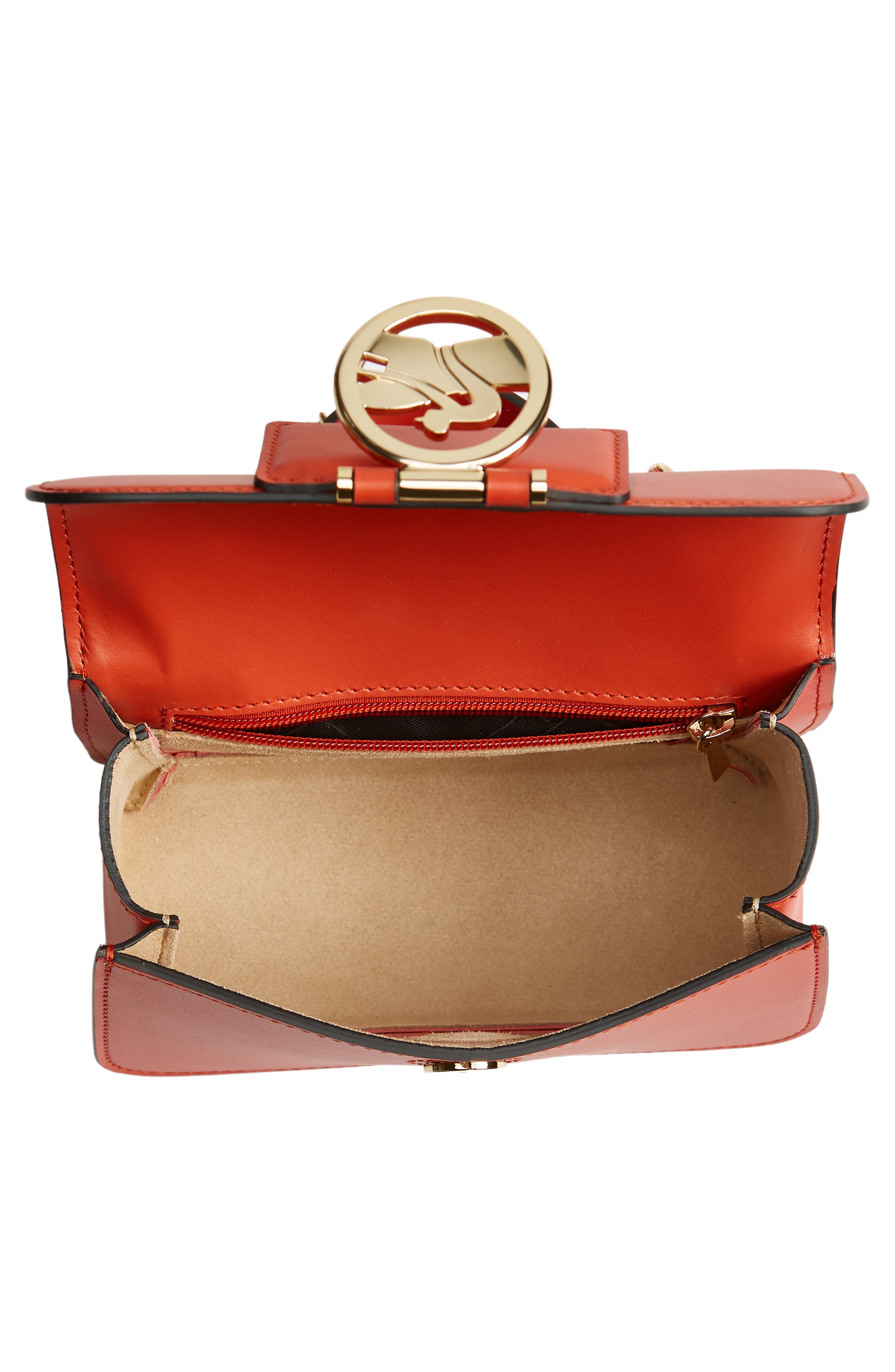 Longchamp Box Trot Extra Small Crossbody Bag, Alternate, color, Orange