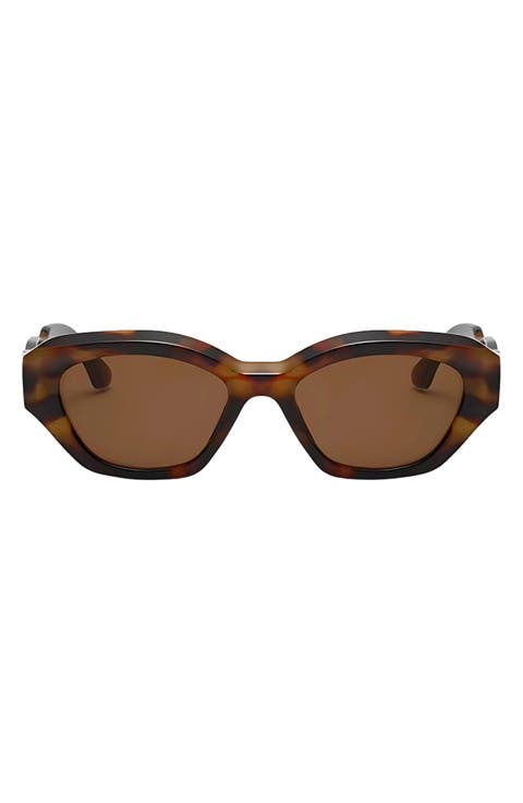 Kell 52mm Polarized Geometric Sunglasses