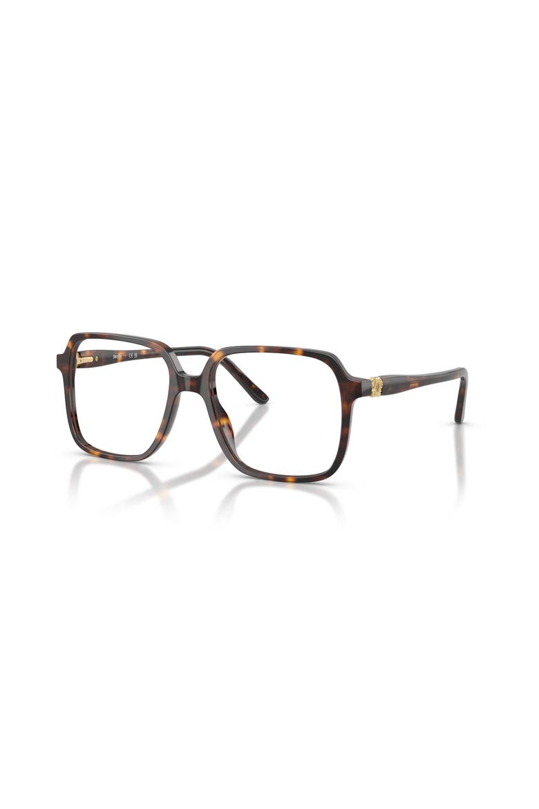53mm Square optical glasses, Main, color, Tortoise