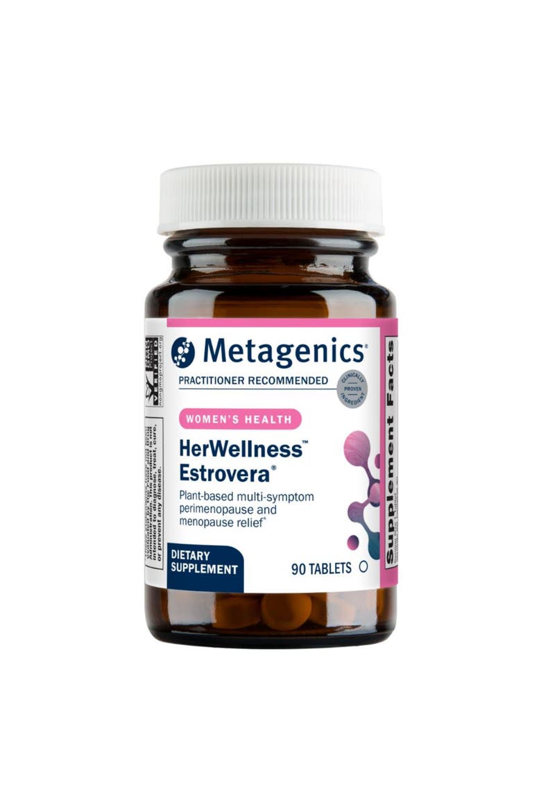 HerWellness Estrovera Plant-Based Menopause Relief Supplement 90 Tablets, Main, color, None