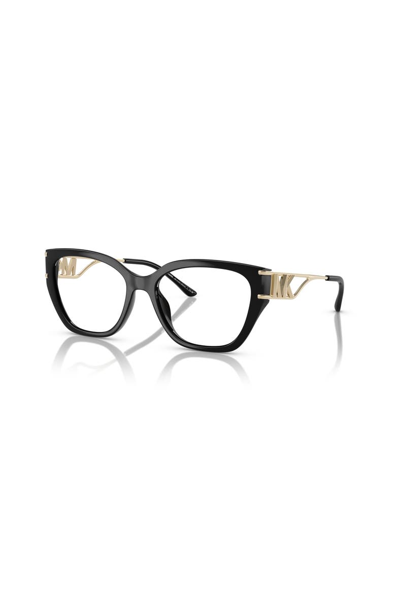 54mm Square optical glasses, Main, color, Black
