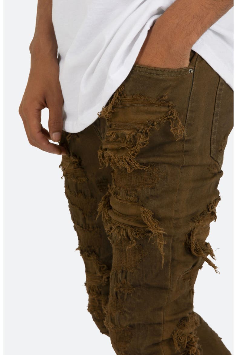 X289 Skinny Jeans, Alternate, color, BROWN