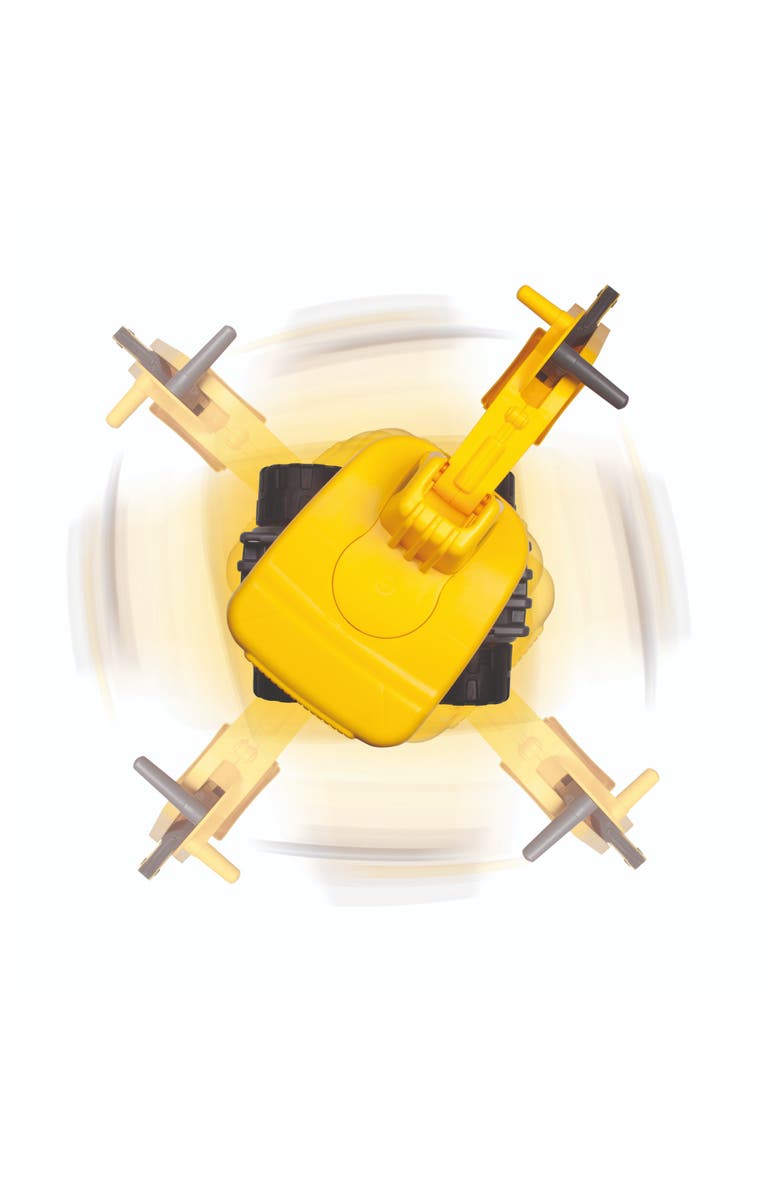 BIG Spielwarenfabrik, brand Aquaplay Power Worker Maxi Digger Excavator Vehicle, Alternate, color, Yellow