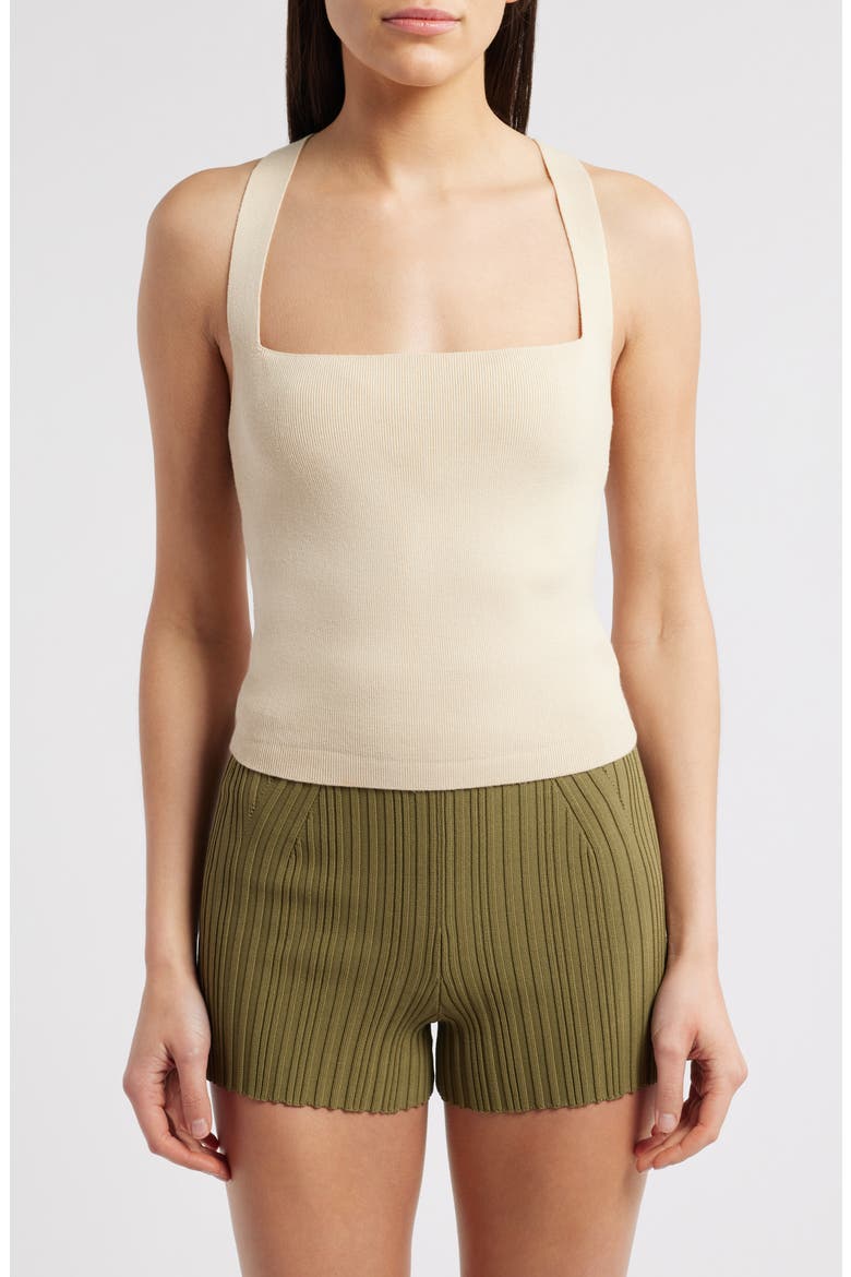 Crawford Rib Tank, Main, color, BEACH