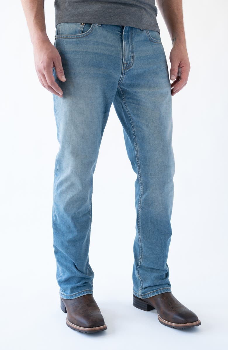 Devil-Dog Dungarees Relaxed Fit Performance Stretch Bootcut Jeans, Alternate, color,