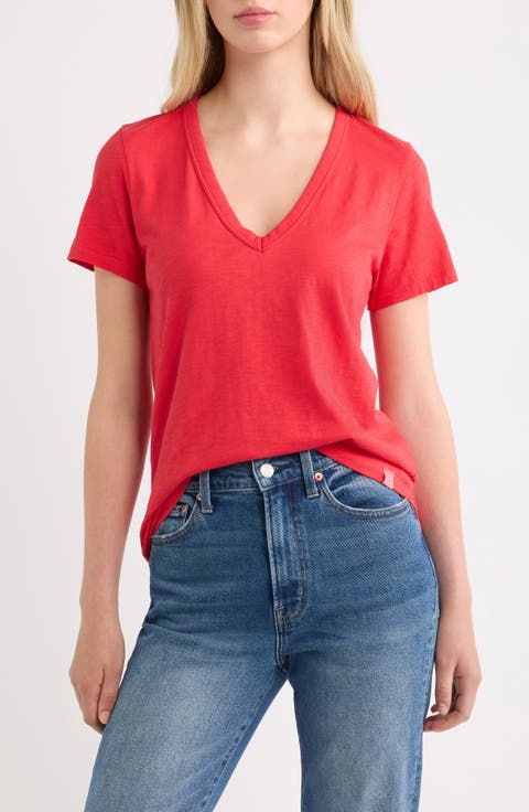 The Slub V-Neck T-Shirt