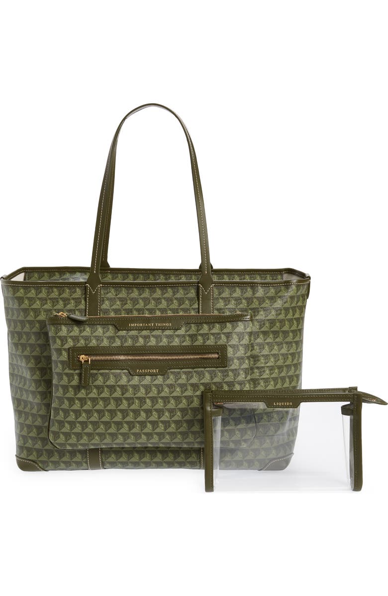 Anya Hindmarch I Am a Plastic Bag Recycled Coated Canvas Tote, Alternate, color,