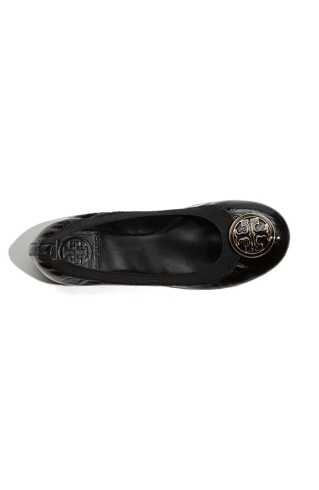 'Caroline' Ballerina Flat, Alternate, color, BLACK PATENT
