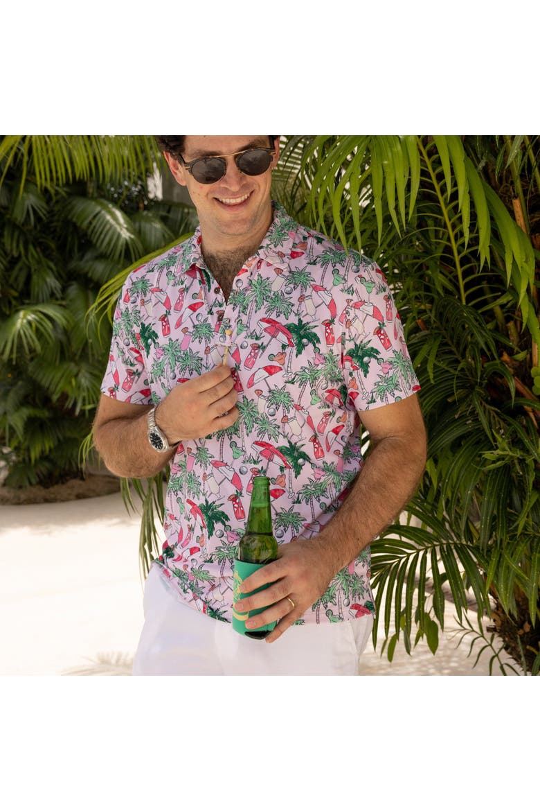 The Masters of Leisure - Golf Shirt, Alternate, color, Pink