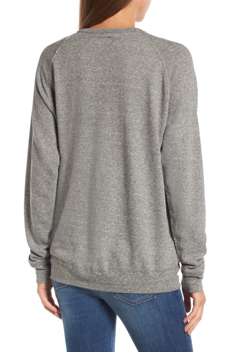 'The Oversized' Sweatshirt, Alternate, color, ROSE GOLD SUPER LOVED