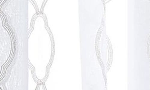 Dainty Home Sheer Set Of 2 Panel Curtains In Champagne
