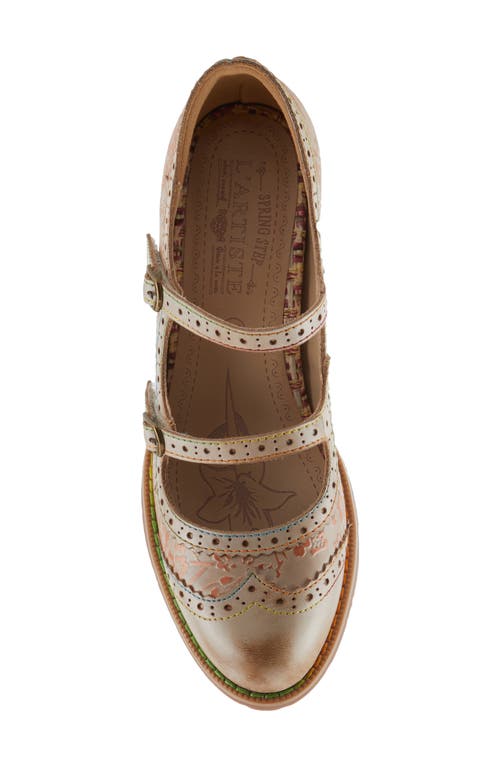 L'artiste By Spring Step Gaviria Mary Jane Pump In Multi