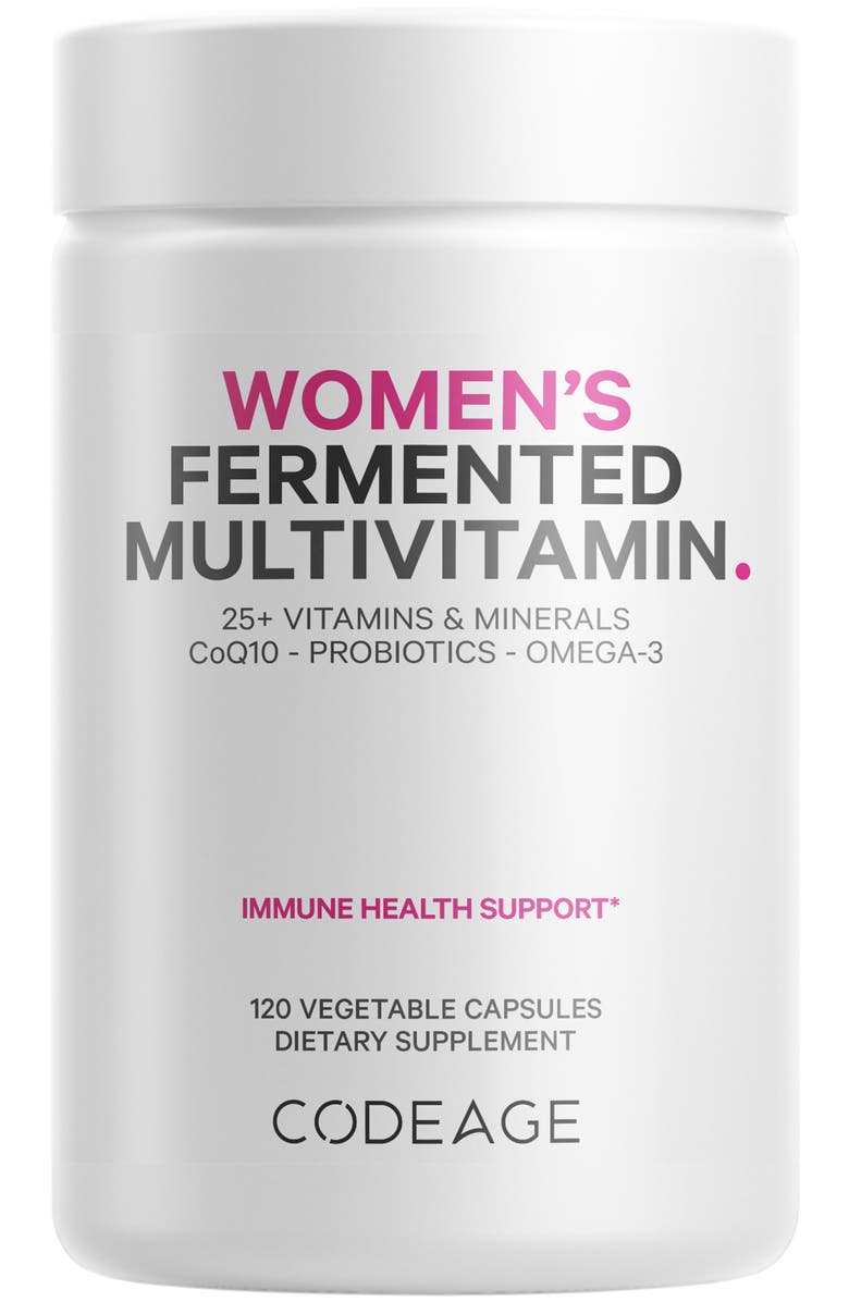 Codeage Women's Daily Multivitamins Minerals & Probiotics Supplement, Main, color,
