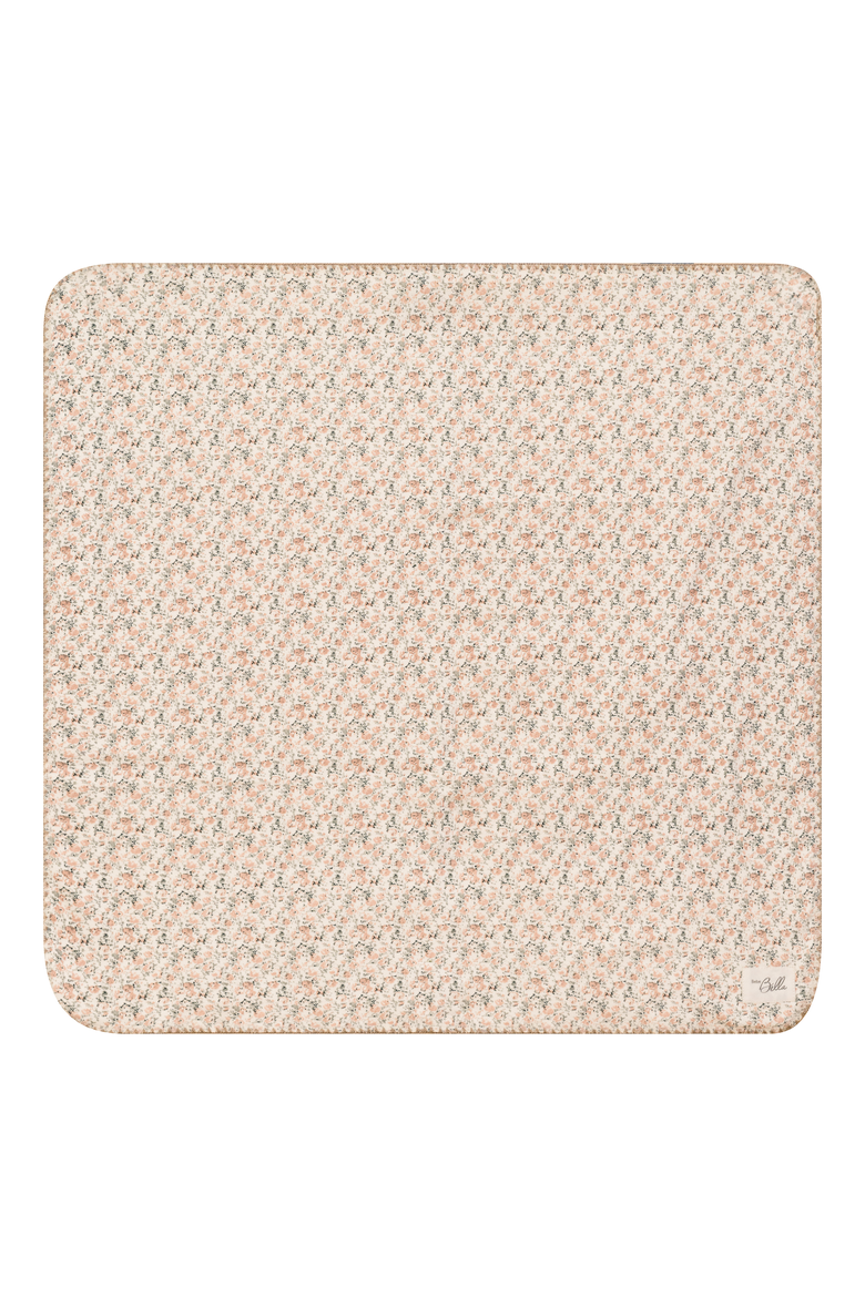 Allover Ribbed Printed Blanket, Main, color, Maple