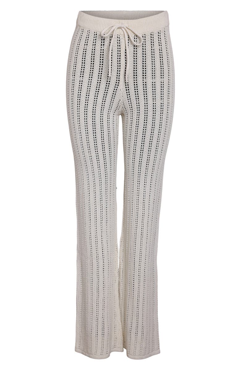 Noisy may Laika Flare Knit Pants, Alternate, color, Birch