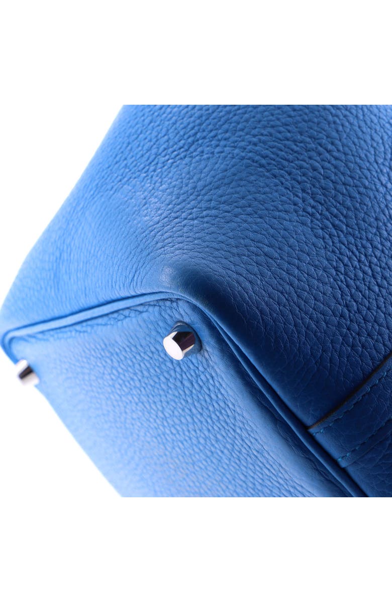Pre-Owned Hermes Picotin Lock Bag Clemence PM, Alternate, color, Bleu Zanzibar