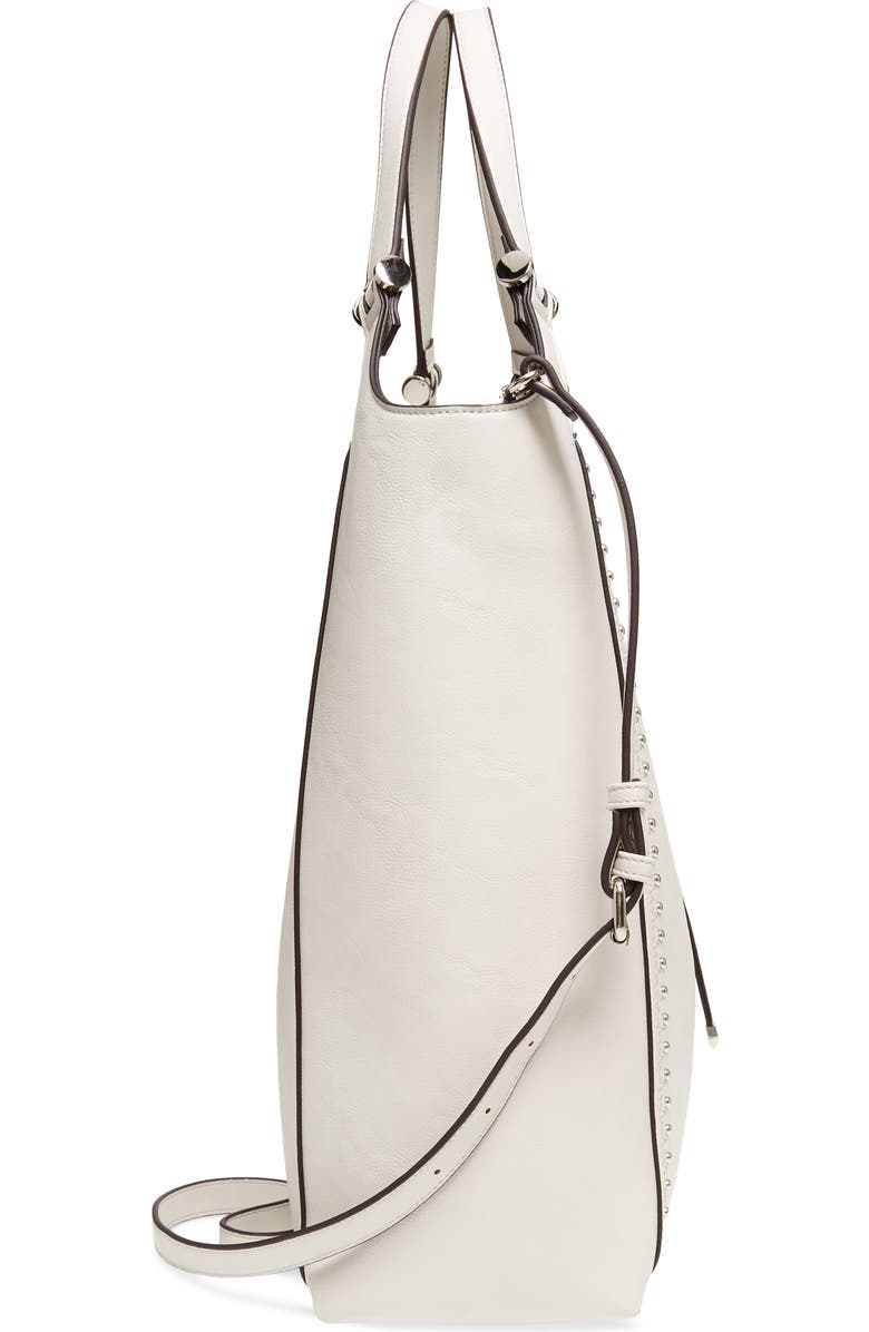 Sole Society Large Studded Faux Leather Tote, Alternate, color,