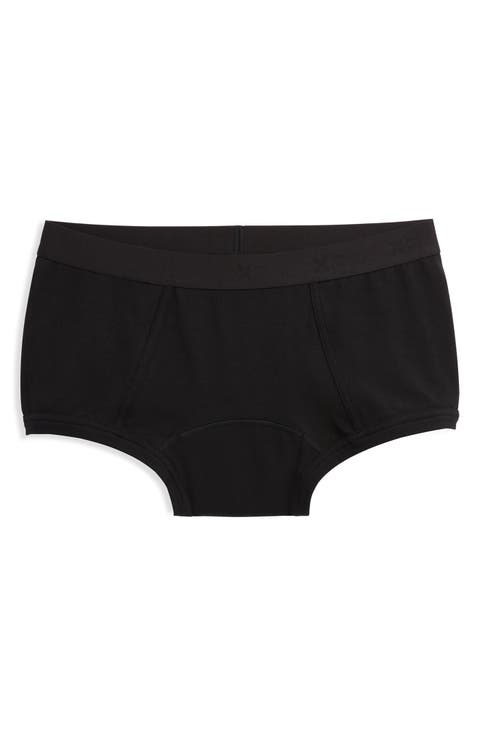 First Line Stretch Cotton Period Boyshorts (Regular & Plus Size)