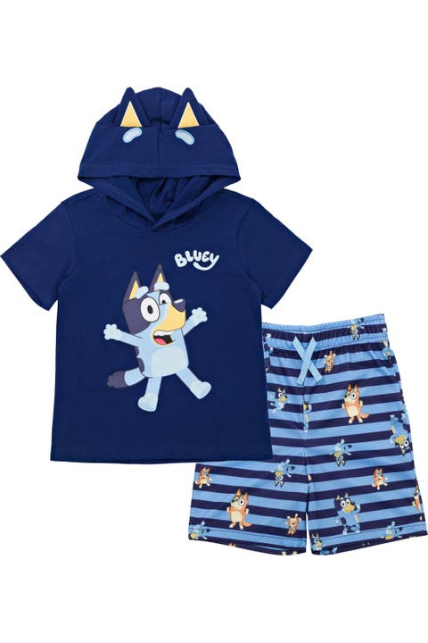 Hooded Tee and Shorts Set