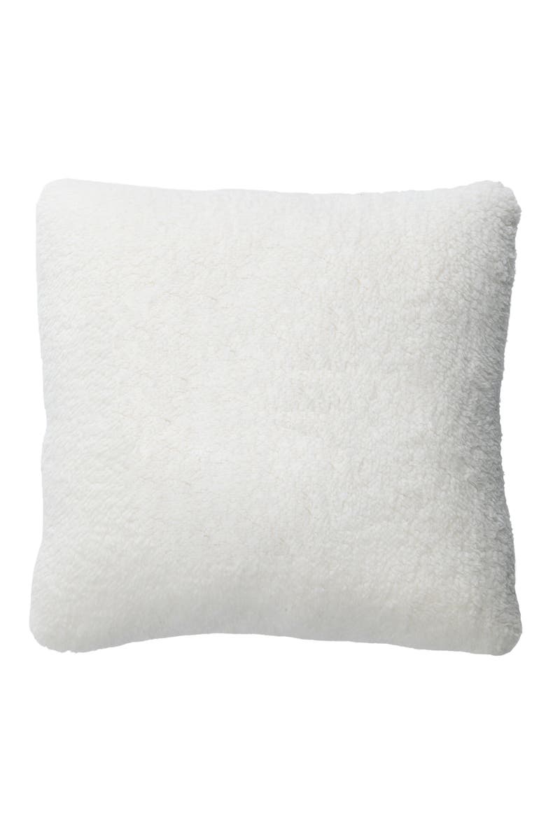 Lambs & Ivy Storytime Pooh Soft Faux Shearling Nursery Throw Pillow, Alternate, color, Cream