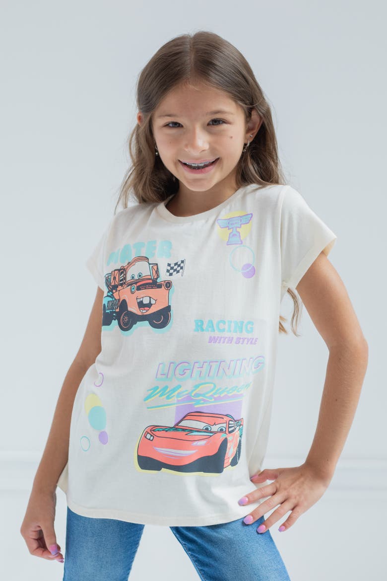 Cars 2-Pack Short Sleeve T-Shirts, Alternate, color, Cars Cream Heather