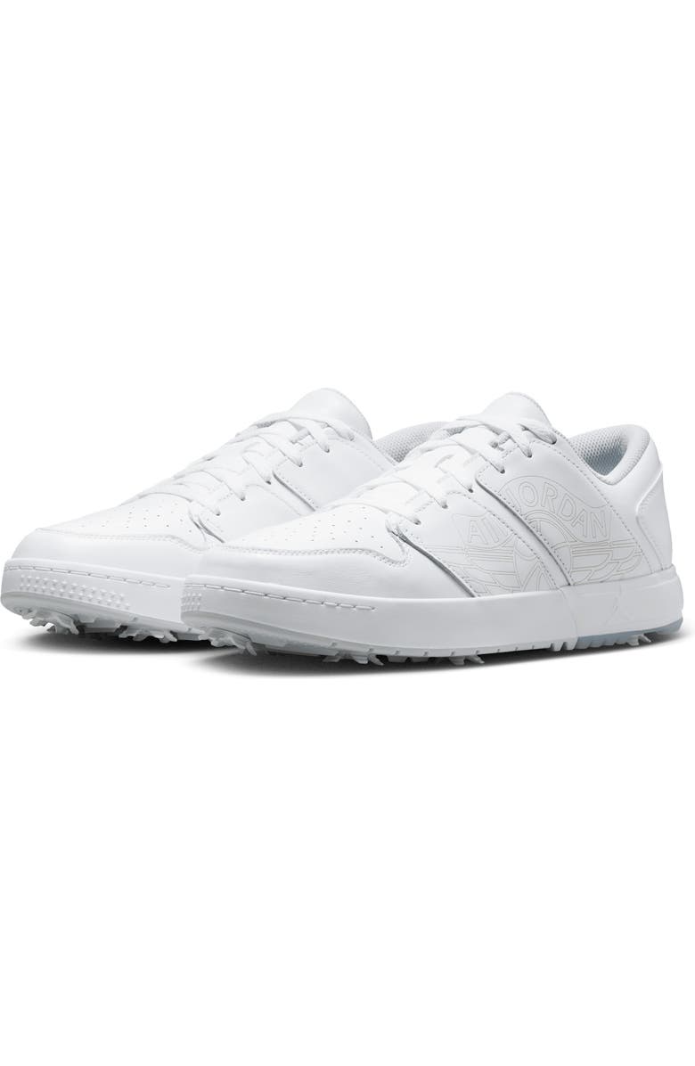 Nike Jordan NU Retro 1 G Golf Shoe, Main, color, White/ Blue Tint/ Platinum