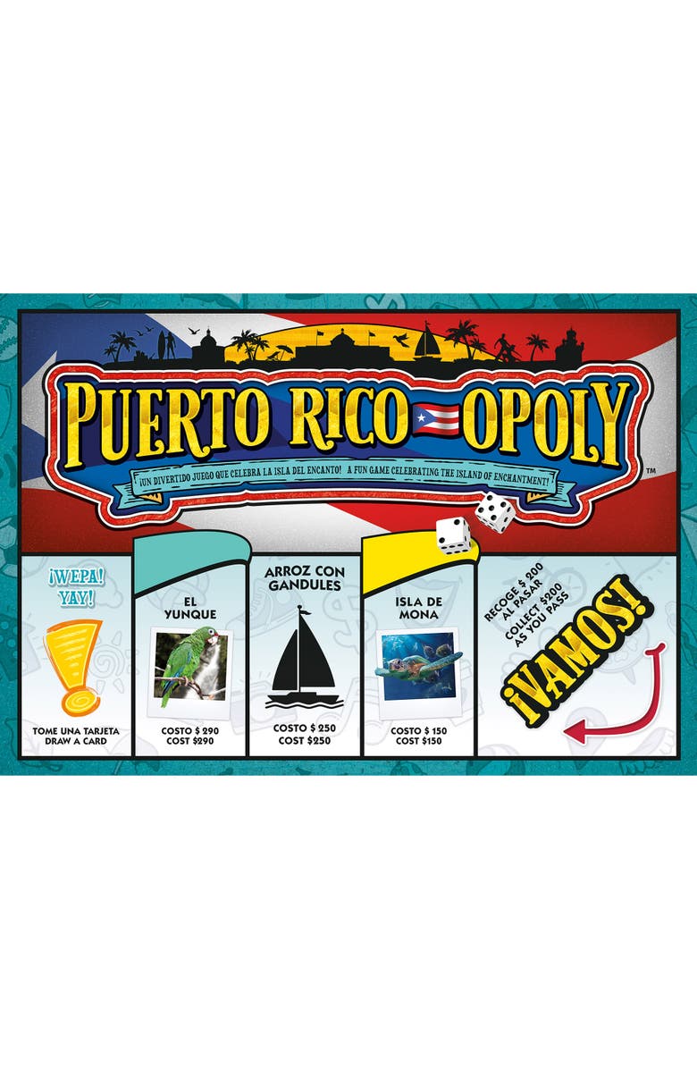 Late for the Sky Puerto Ricoopoly Monopoly Board Game, Alternate, color, 