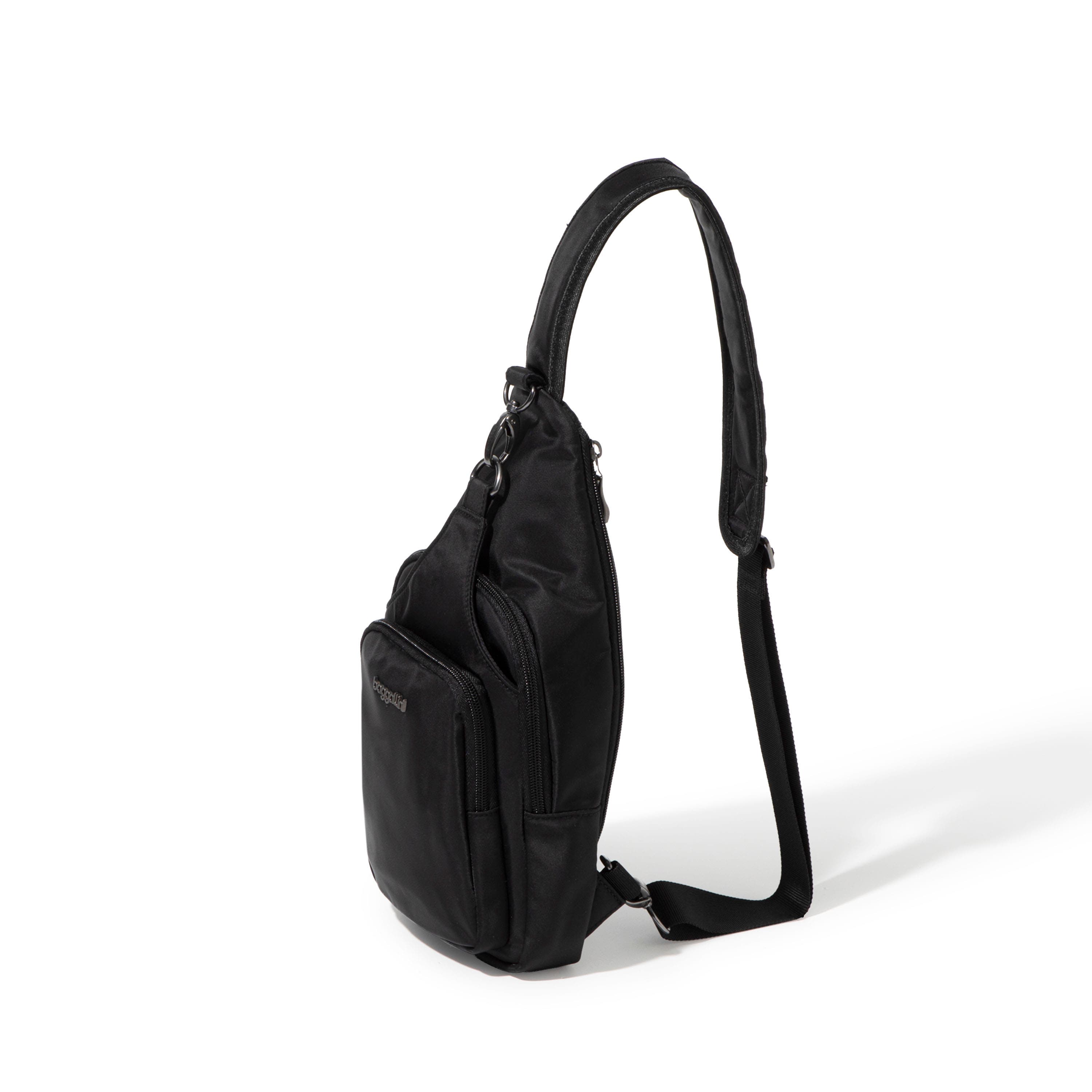 BAGGALLINI Central Park Sling Bag, Alternate, color, Black
