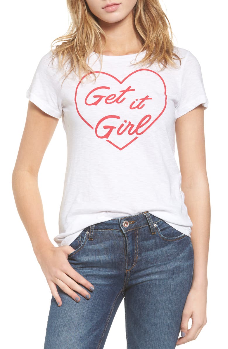 Sundry Get it Girl Tee, Main, color, 