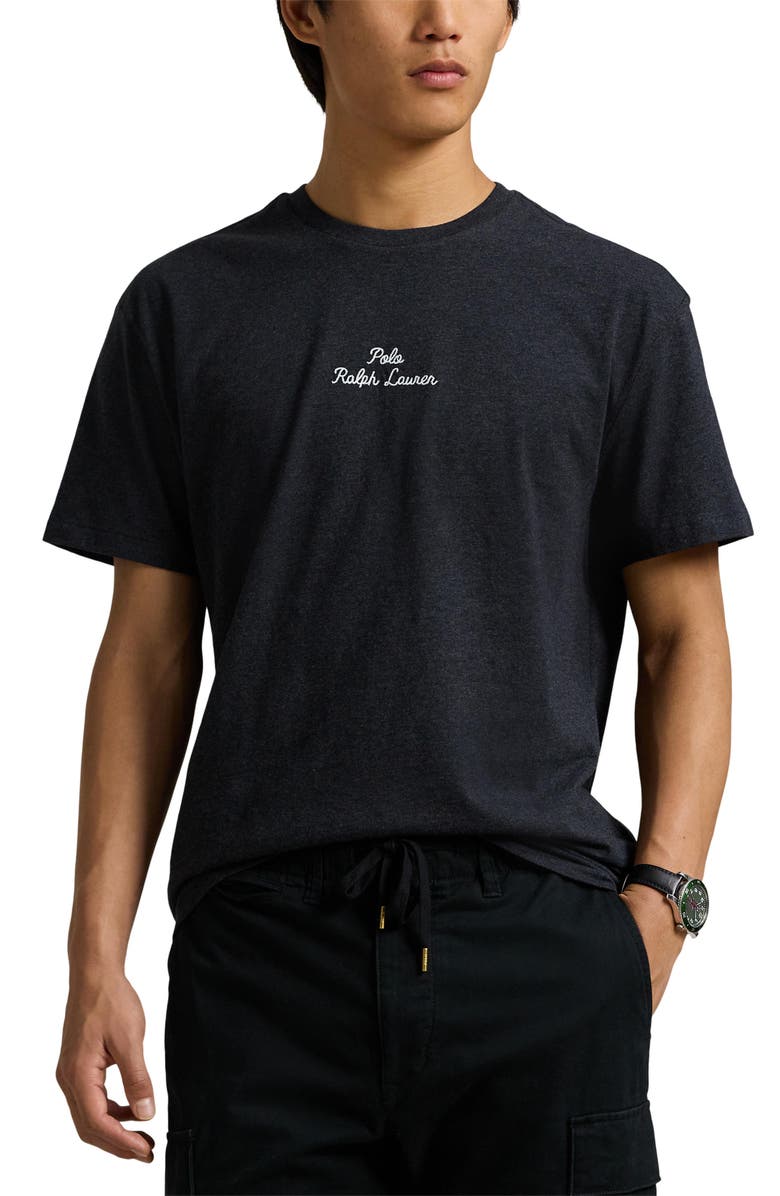 Polo Ralph Lauren Logo Script Embroidered T-Shirt, Main, color,