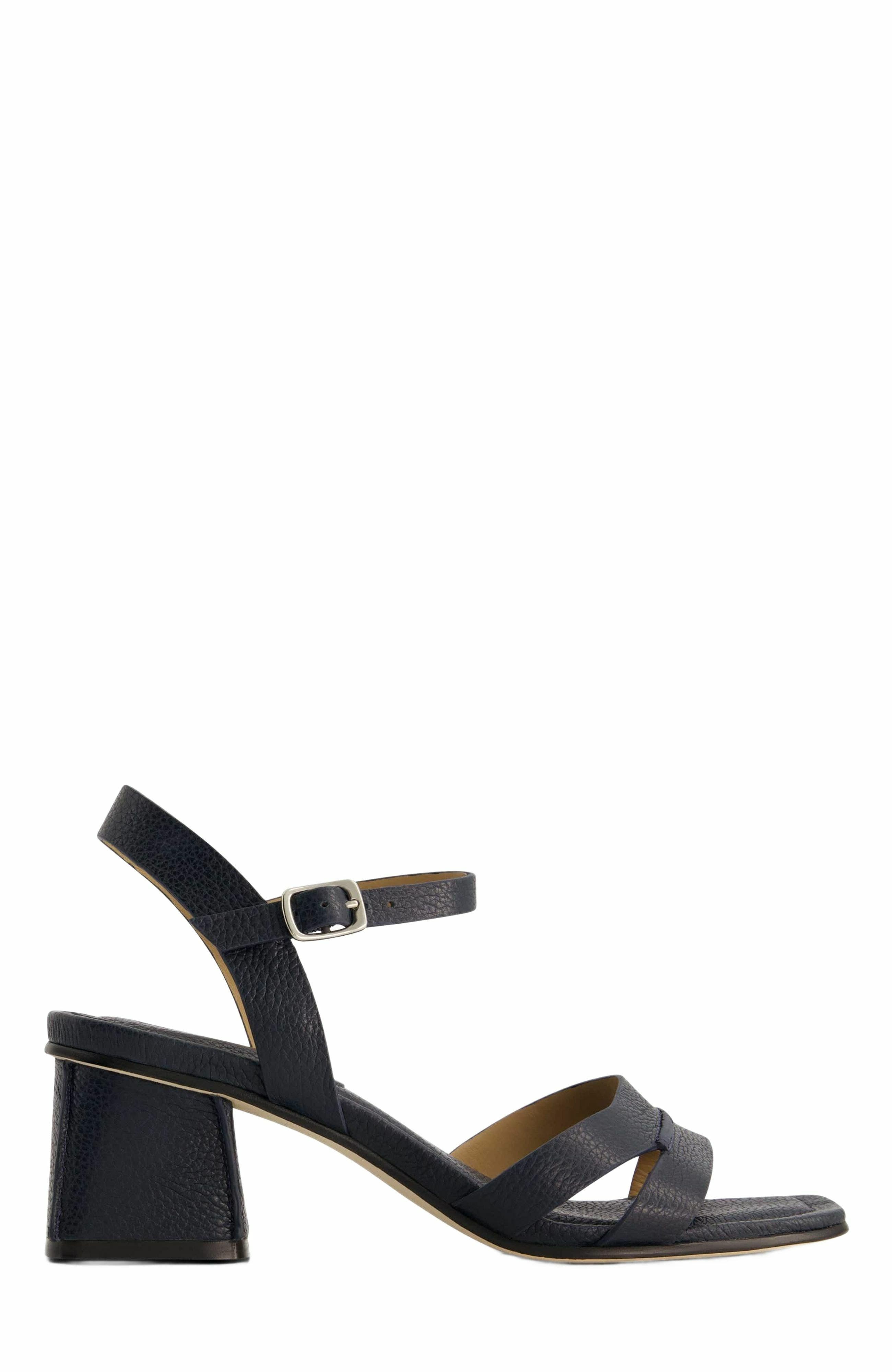 Bernardo Footwear Tarra Mid Heel Sandal, Main, color, Navy