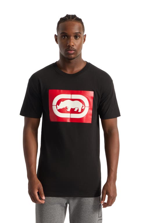 Ecko Unltd . Iconix Logo Tee In Black