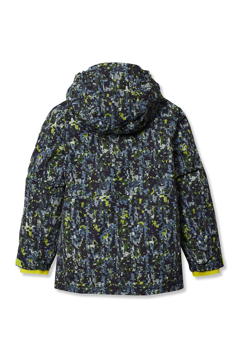 Kids Squall Fleece Lined Waterproof Insulated Jacket, Alternate, color, Green Primrose Camo