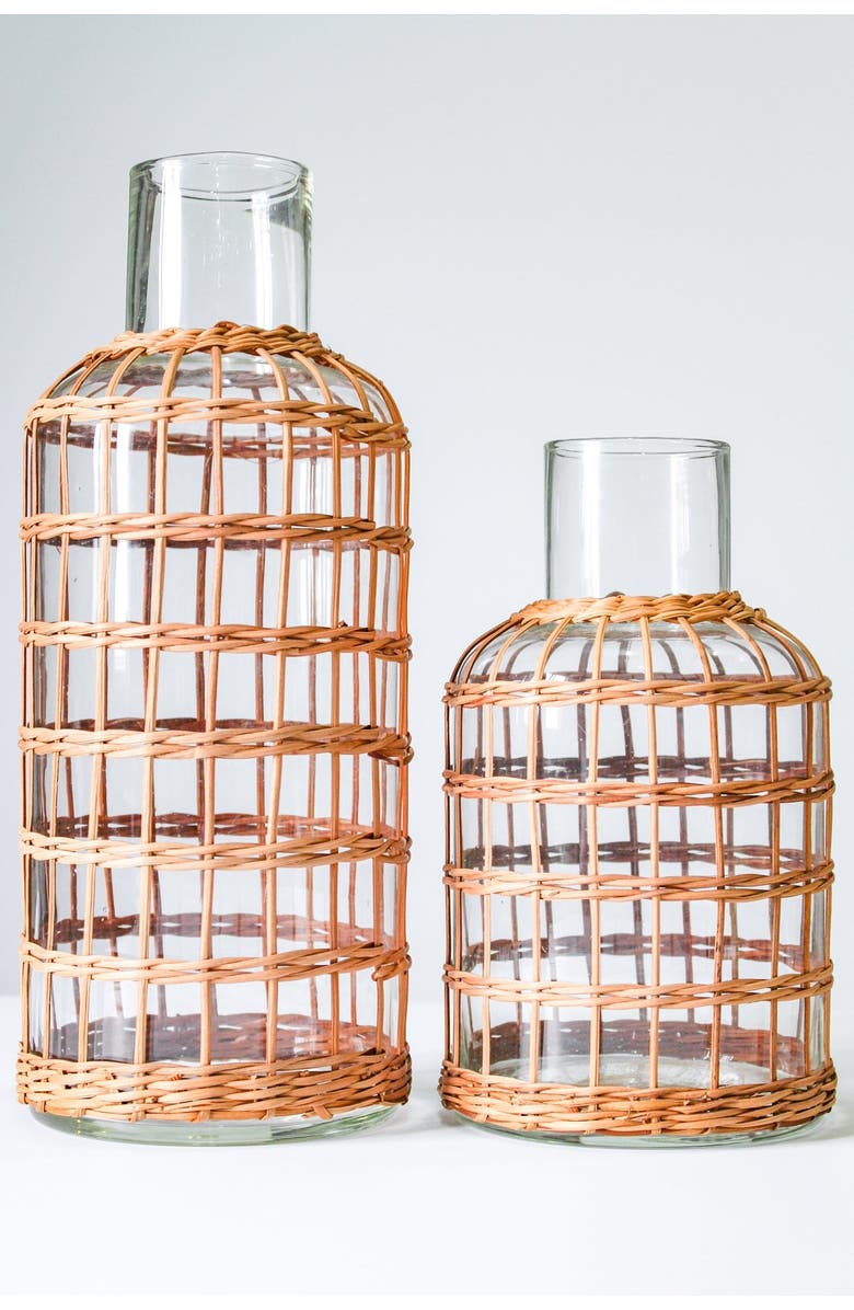 Be Home Seagrass Rattan Vase, Alternate, color, Natural - Medium