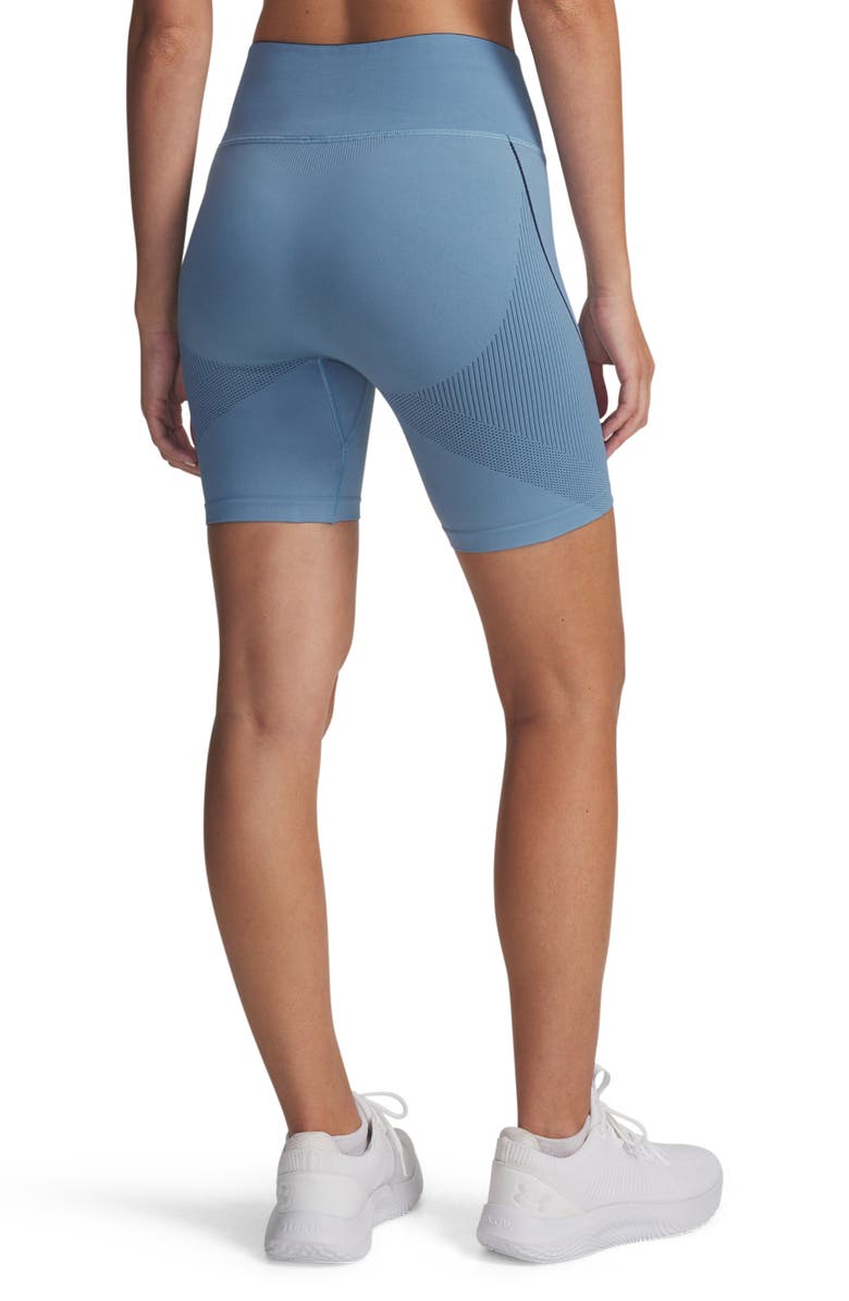 Under Armour Vanish Seamless Bike Shorts, Alternate, color, Blue / Navy / Washed Navy