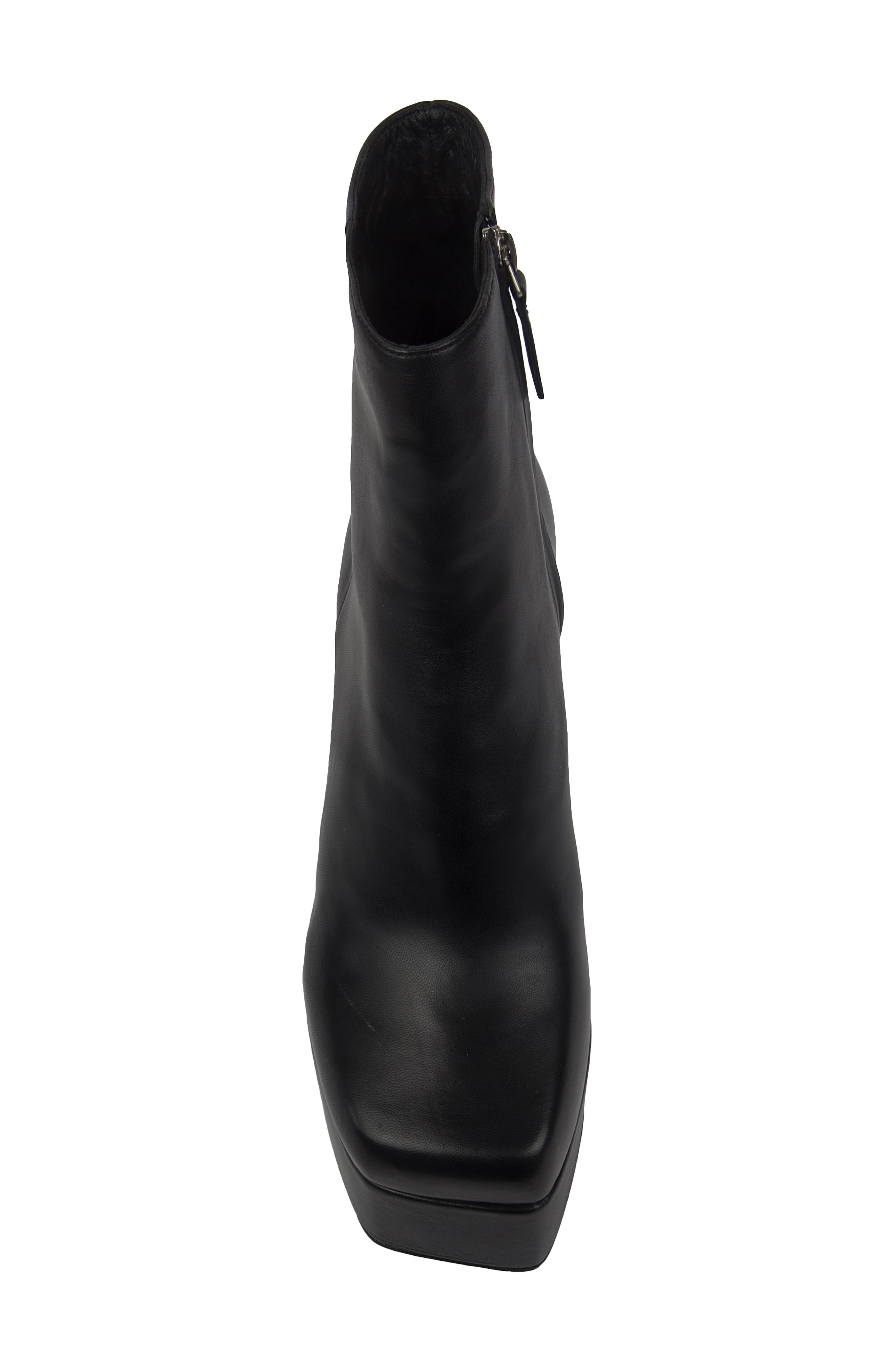 BLACK SUEDE STUDIO Krista Platform Bootie, Alternate, color, 