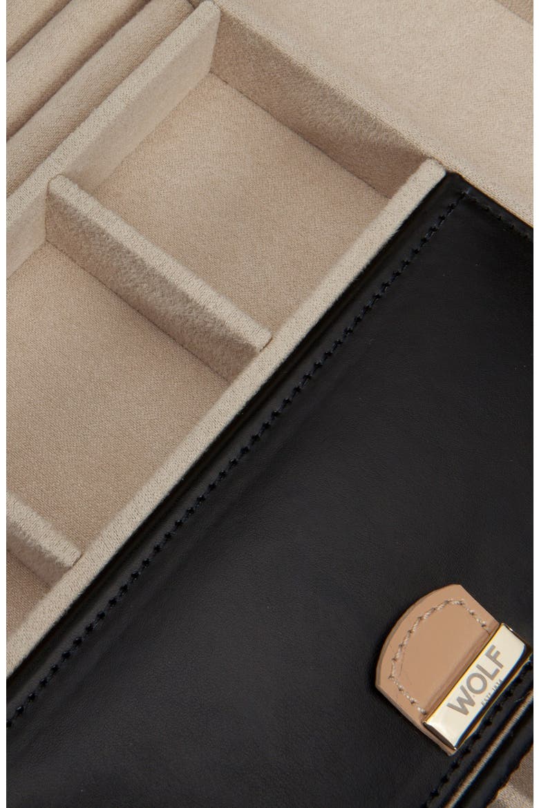 'Chloe' Jewelry Box, Alternate, color, BLACK