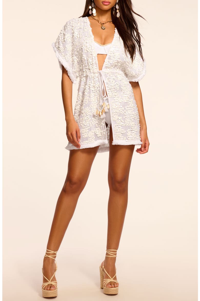 Laurie Sequin Cover-Up Dress, Main, color, WHITE PAILLETTE