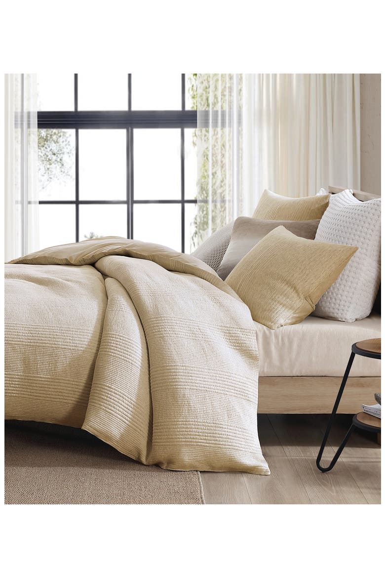 Pure Rib Comforter & Sham Set, Alternate, color, OATMEAL