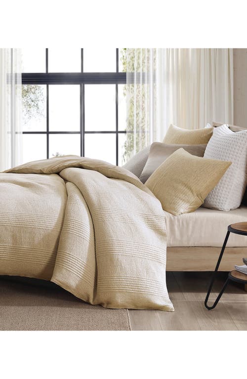 Dkny Pure Pure Rib Duvet Cover & Sham Set In Brown