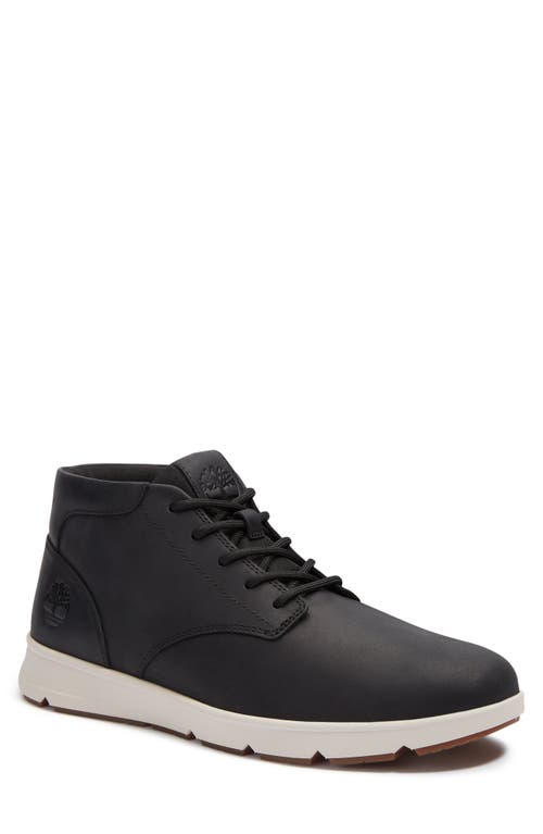 Timberland Parker Street Mid Top Sneaker In Black