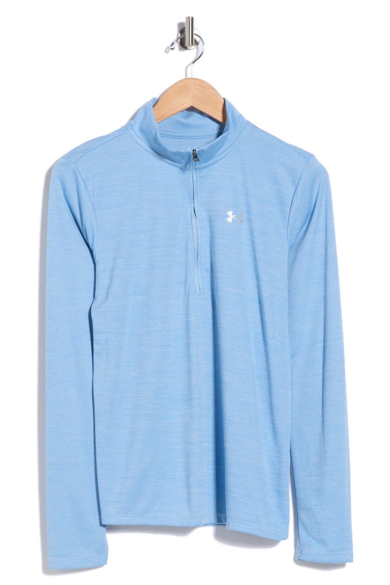 Velocity Half Zip Pullover, Main, color, BLUE CALM