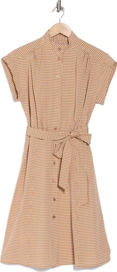 Comm Check Shirtdress