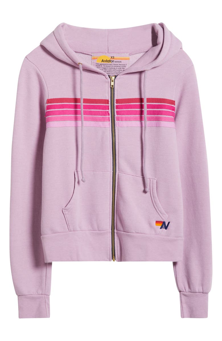 5-Stripe Zip Hoodie