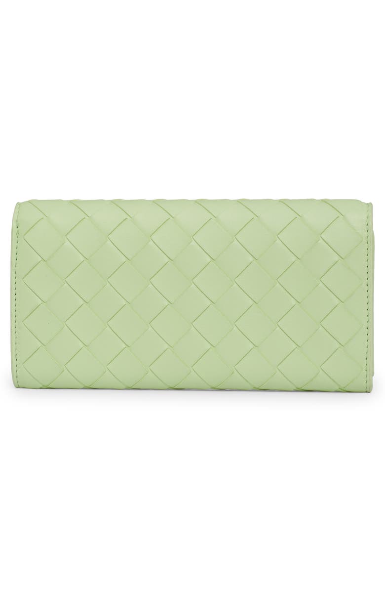Bottega Veneta Large Intrecciato Flap Wallet, Alternate, color,